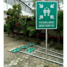 Tiang Rambu Titik Kumpul I PDN