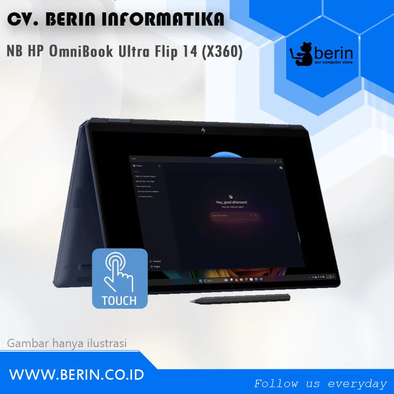 NB HP OmniBook Ultra Flip 14 (X360)-fh0888TU NON TKDN