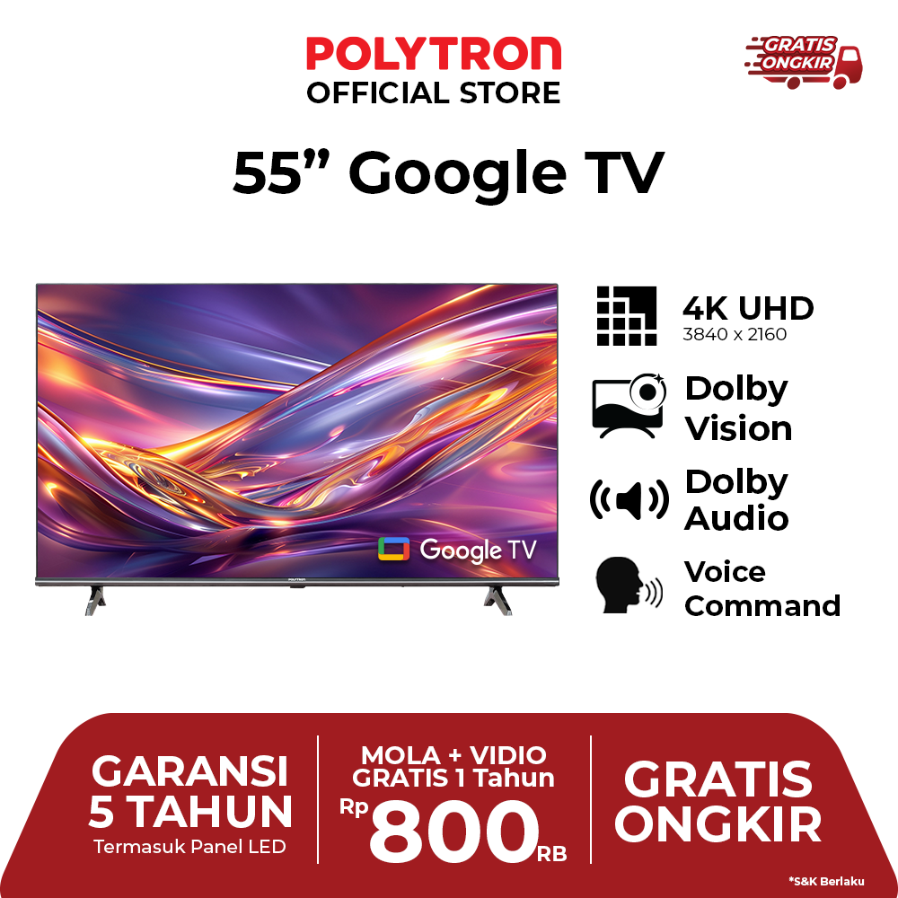 TV Polytron 55&quot; TKDN 35.06%