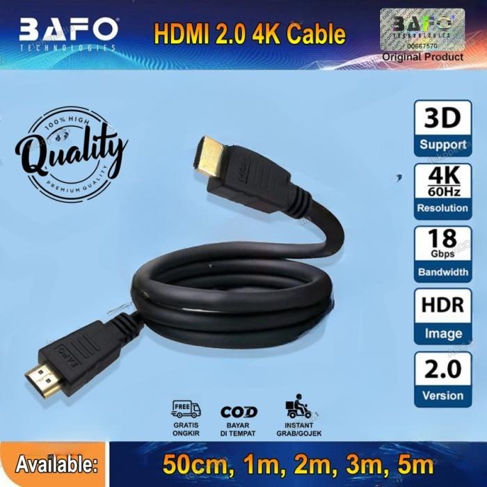 Kabel HDMI 4K BAFO 2 meter Non TKDN