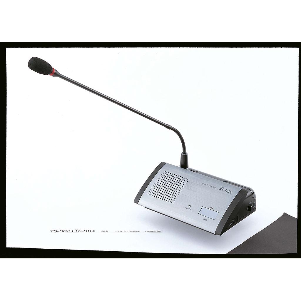 Delegate unit TOA TS 802 + long mic + Battery Non TKDN