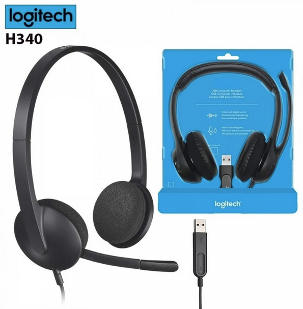 Headset Logitech H-340 USB (non TKDN)
