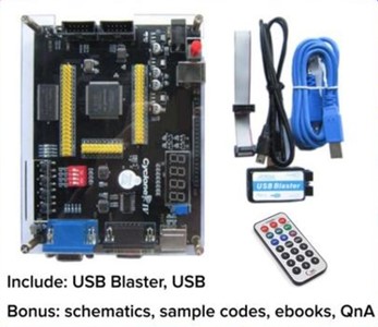 Altera Cyclone IV FPGA Development Board Intel EP4CE6 inc. USB Blaster