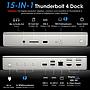 Display Docking Station Wavlink Thunderbolt 4 15 in 1 USB C Hub