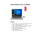 LAPTOP LENOVO THINKBOOK 14 GEN 2 1TL 20VD009VID